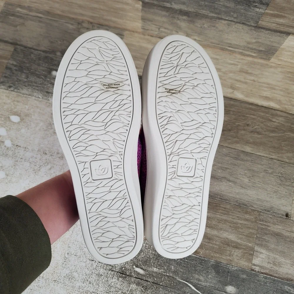 Spenco Bahama Womens Shoes Sz 6.5 W Blush Coastal Knit Cushioned Slip-On Sneaker